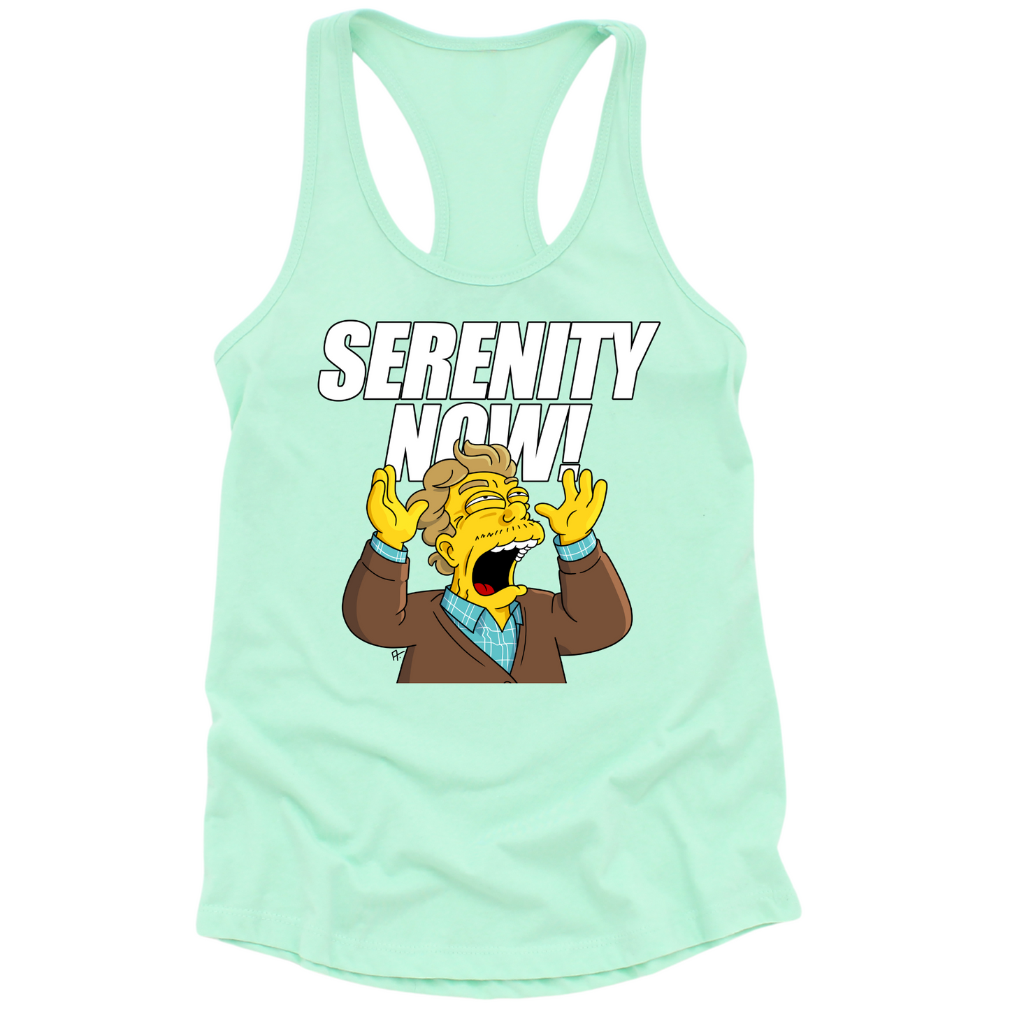 Serenity Now Womens Tank Top