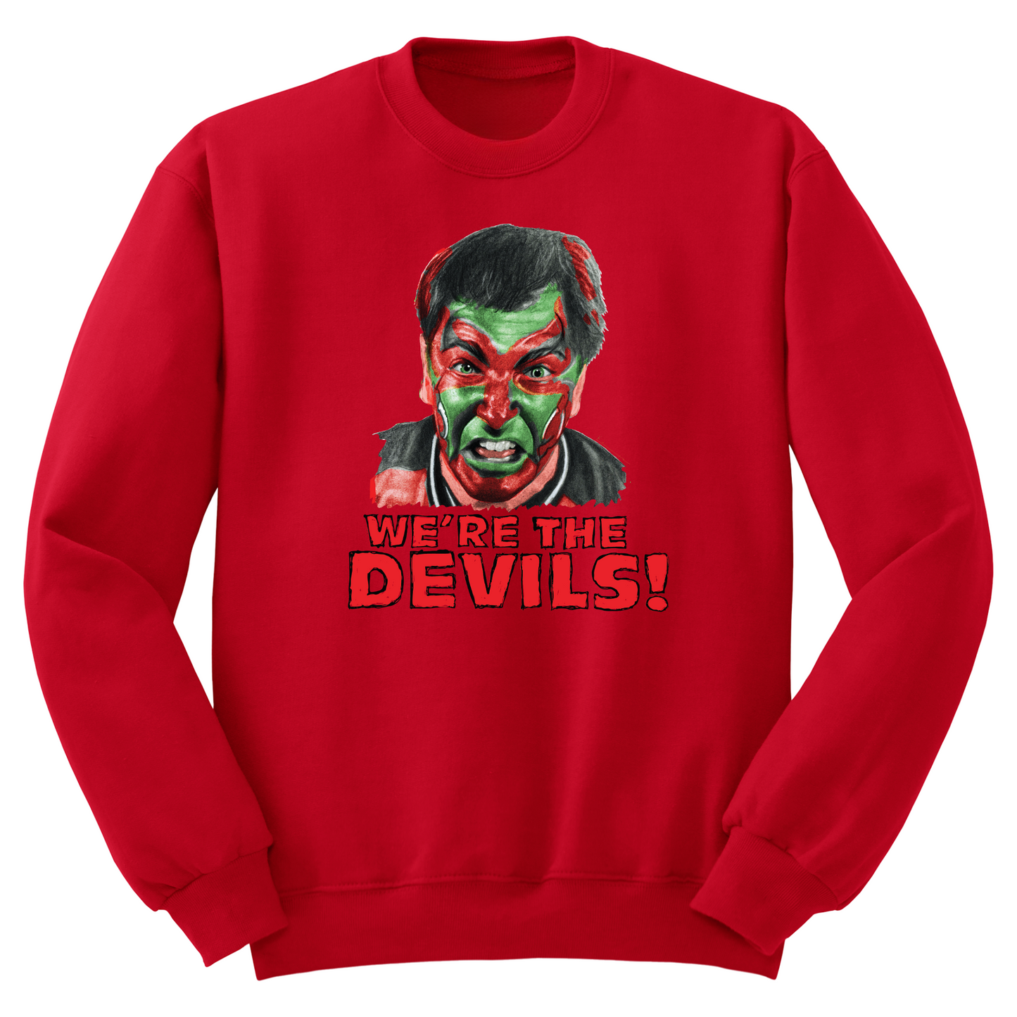 We're The Devils Crewneck Sweater