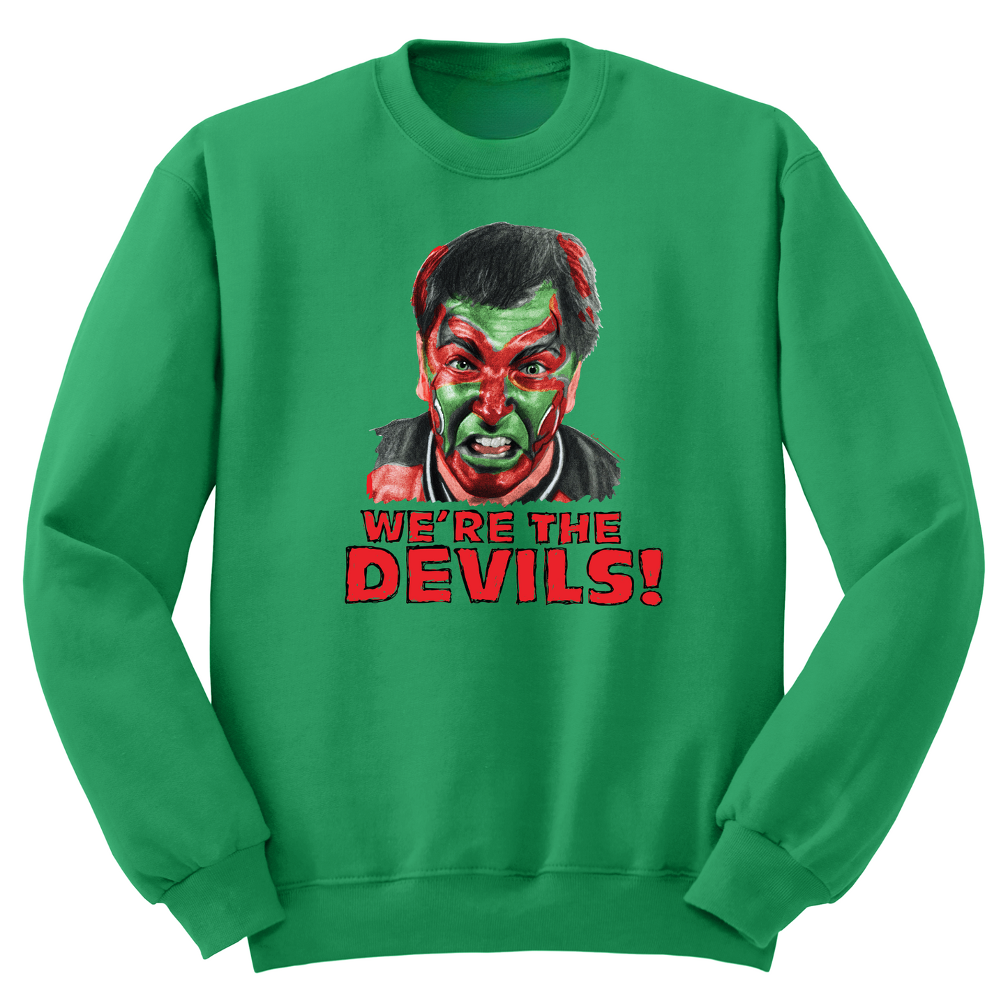 We're The Devils Crewneck Sweater