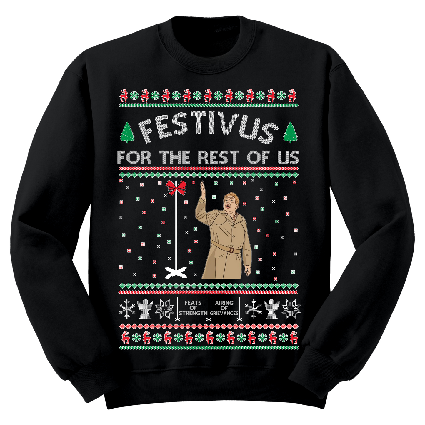 Festivus Ugly Christmas Crewneck Sweater