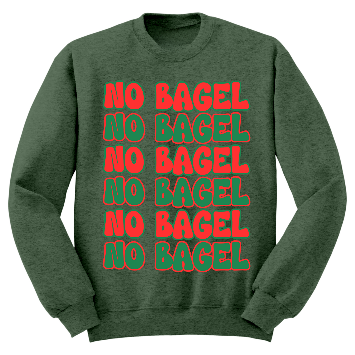 No Bagel Crewneck Sweater